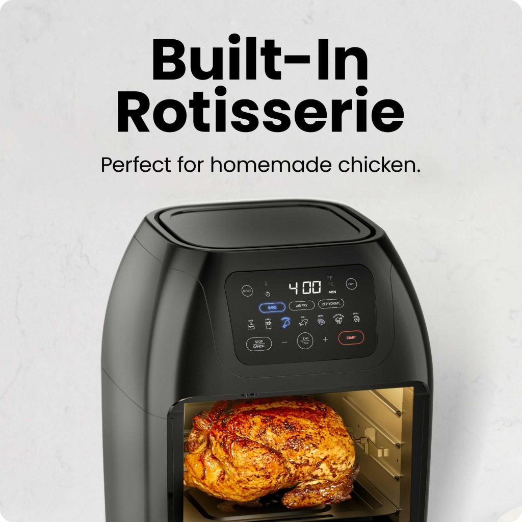 Top Multi Function Air Fryers With Built In Grill Or Rotisserie