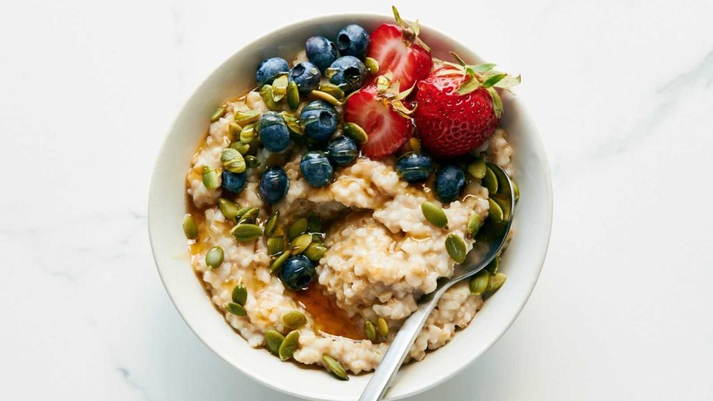 Rice Cooker Oatmeal With Fruits And Nuts: Simple Healthy Recipe