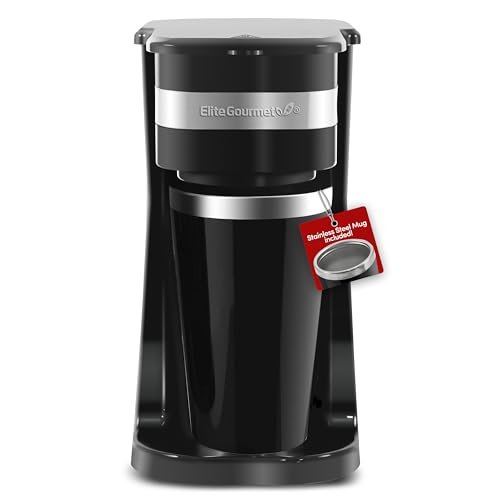 Elite Gourmet EHC113 Personal Single-Serve Compact Coffee...