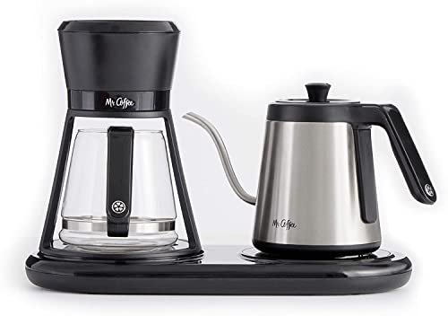 Mr. Coffee BVMC-PO19B All-in-One Pour Over Coffee Maker,...