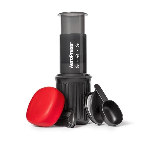 AeroPress Go, Extra Small Portable Coffee Maker Kit.