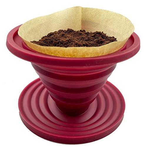 Attsky Collapsible Pour Over Coffee Dripper for Camp Coffee