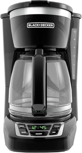 BLACK+DECKER 12-Cup Digital Coffee Maker,... drip vs keurig - BLACK+DECKER 12-Cup Digital Coffee Maker,...