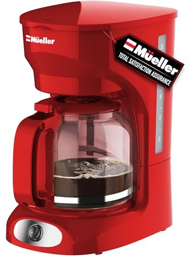 MUELLER HOME 12-Cup Red Coffee Maker keurig vs coffee maker reddit - MUELLER HOME 12-Cup Red Coffee Maker