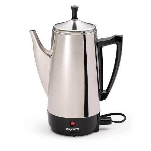 keurig vs percolator - Presto 02811 Stainless Steel Electric Coffee