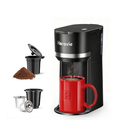 keurig vs sboly - Horavie Mini Single Serve Coffee Maker