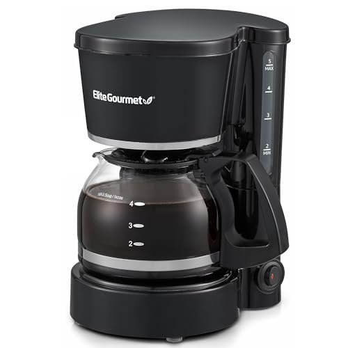keurig vs vue - Elite Gourmet EHC-5055 Automatic 5-Cup Brew