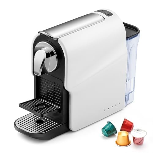 beanglass Espresso Pod Machine for Home, Capsule Coffee...