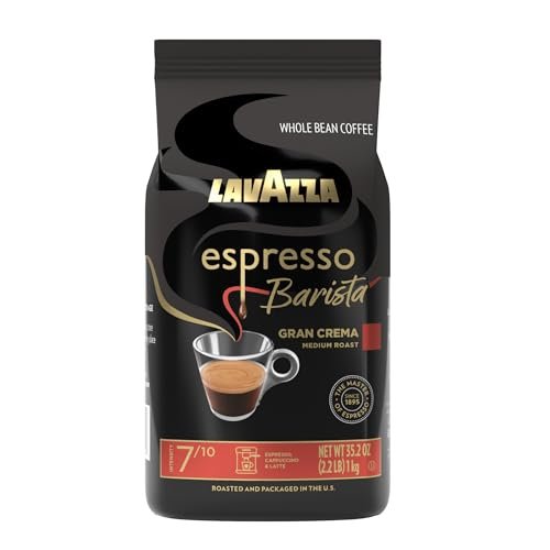 Lavazza Espresso Barista Gran Crema Whole Bean Medium Roast.