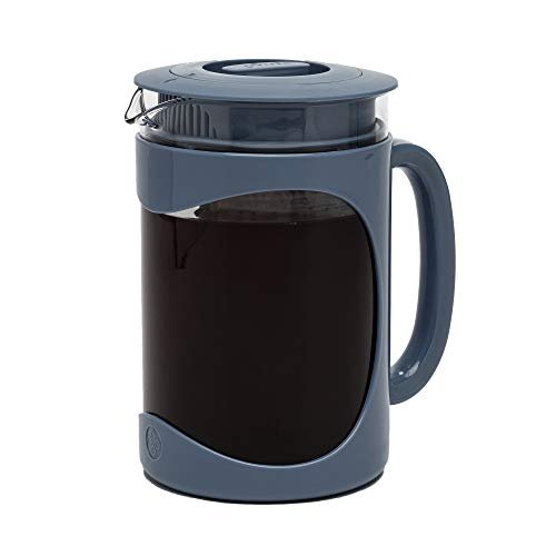 Primula Burke Deluxe Cold Brew Iced Coffee Maker Blue Glass