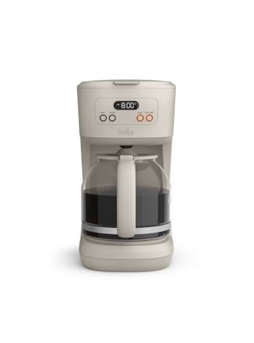 12-Cup Programmable Coffee Maker, Oatmilk Color with LCD...