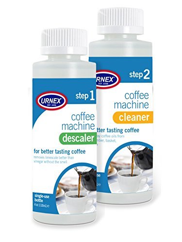 Urnex Coffee Maker Cleaner and Descaler Kit for Home Use