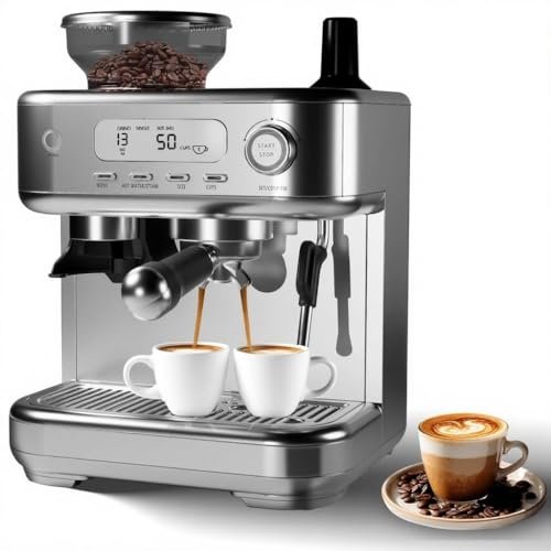PeacefulHues Automatic Espresso Coffee Machine with...