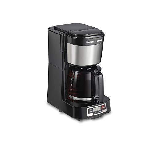 Hamilton Beach 5 Cup Drip Coffee Maker, FrontFill Basket.