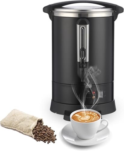 PeacefulHues 80 Cups Coffee Urn Hot Water Urn, Commercial.