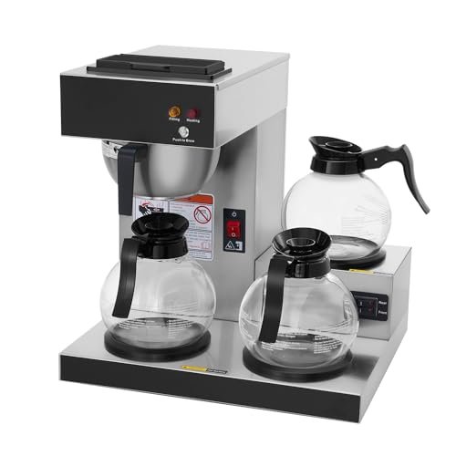 SYBO 12-Cup Commercial Coffee Maker, Pour Over Drip Brewer.