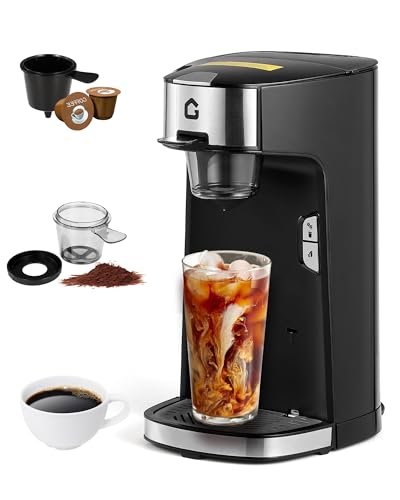 GAOMON Single Serve Coffee Maker, k Cup Compatible, Auto...