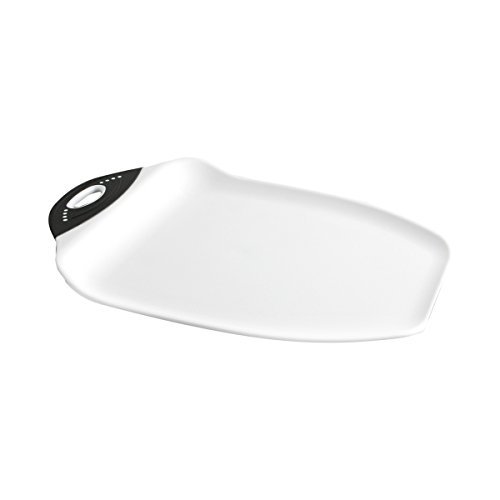 Dexas Chop & Scoop Cutting Board, 9.5 x 13, White.