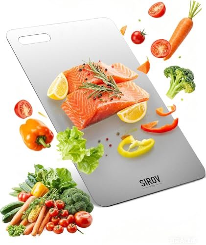 Titanium Cutting Board, 100% Pure Titanium Cutting Board,...