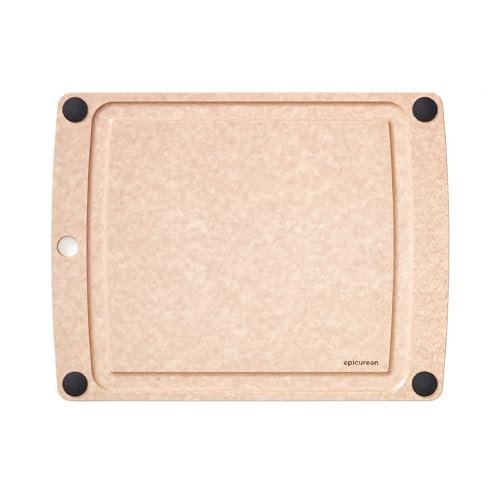 Epicurean All-In-One Cutting Board with Non-Slip Feet and...