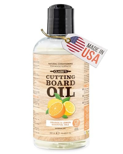 CLARK'S Cutting Board Oil - Food Grade Mineral Oil.
