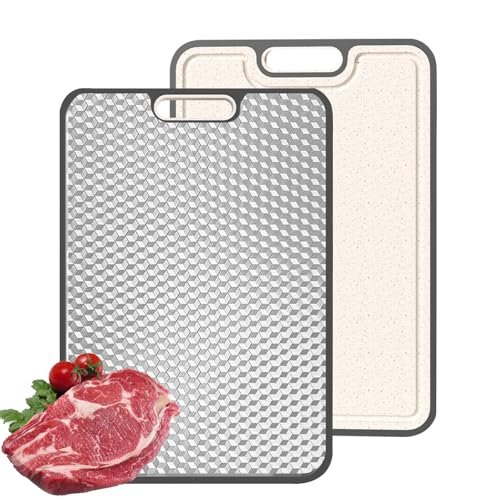 Titanium Cutting Board, Double Sided Medical-grade, Pure...