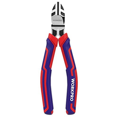WORKPRO 6” Wire Cutters Heavy Duty CRV Diagonal Pliers.