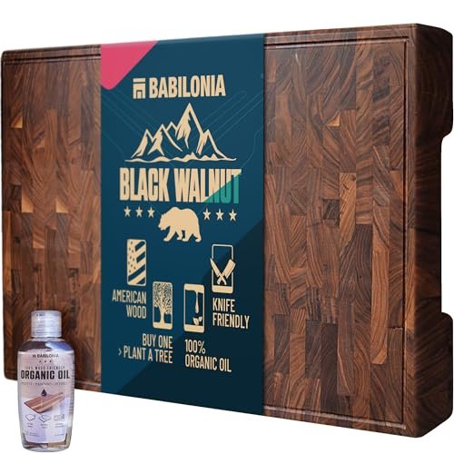 American Black Walnut Cutting Board - 15.7 x 10.2 Inch