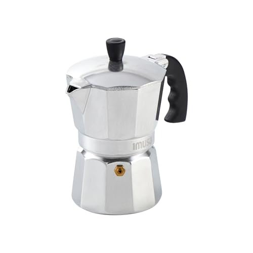 IMUSA USA B120-42V Aluminum Espresso Stovetop Coffeemaker...