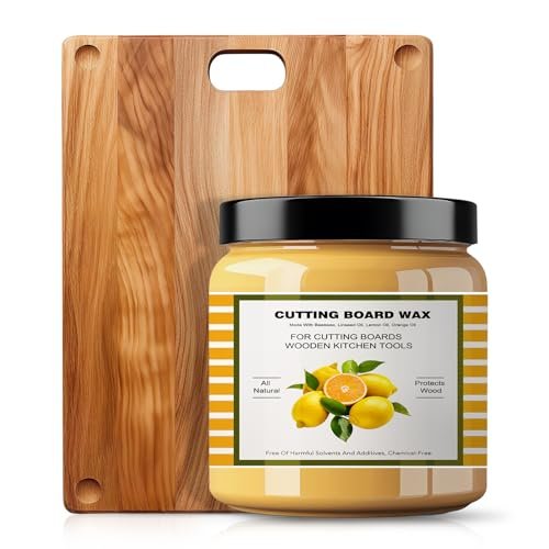 Premium Cutting Board Finish Wax - Natural Beeswax Polish