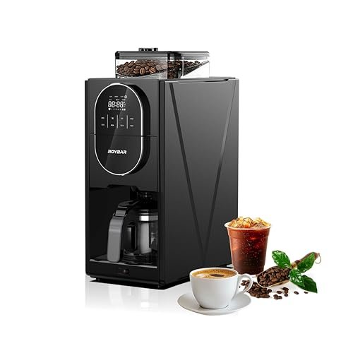 Coffee Maker with Grinder, Programmable Hot and Cold Brew.