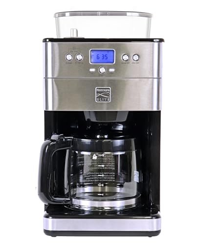 Koolatron Kenmore Elite Grind and Brew Coffee Maker, 12-Cup...