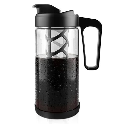 wedrink Cold Brew Coffee Maker and Iced Tea Brewer Pitcher.