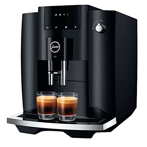 Jura E4 Piano Black Automatic Coffee Machine