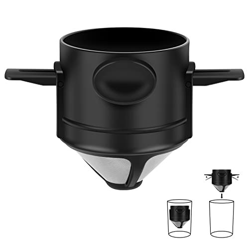 Yanyole Pour Over Coffee Maker,Portable Stainless Steel...