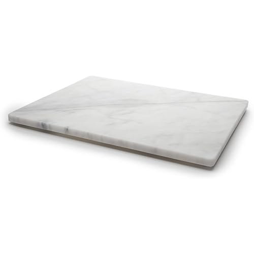 KC KULLICRAFT 8×12 Inches White Marble Cheese Charcuterie...