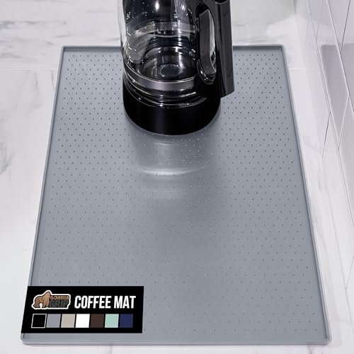 GORILLA GRIP Silicone Coffee Mat, Espresso Machine Bar...