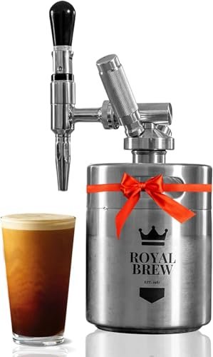 The Original Royal Brew Nitro Cold Brew Coffee Maker Keg