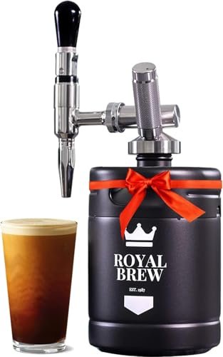 The Original Royal Brew Nitro Cold Brew Coffee Maker Keg.