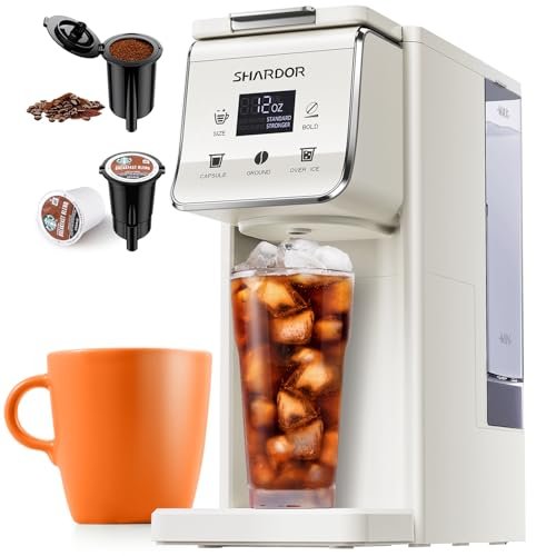 TWOMEOW Coffee Maker Hot & Iced With Bold Single-Serve...