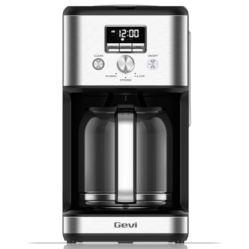 Gevi 14-Cup Drip Coffee Maker, Programmable with Timer and...