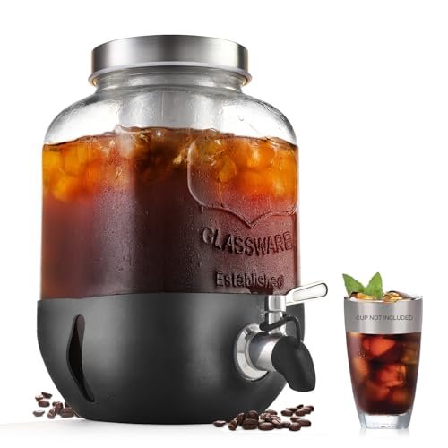 Cold Brew Coffee Maker, 1 Gallon Iced Coffee Pitcher with