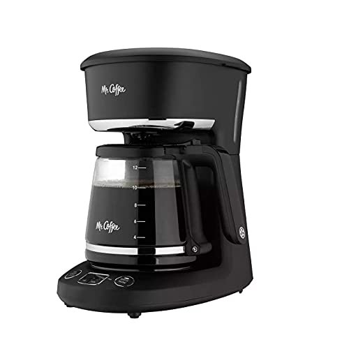 Mr. Coffee® 12-Cup Programmable Coffeemaker, Brew Now or...