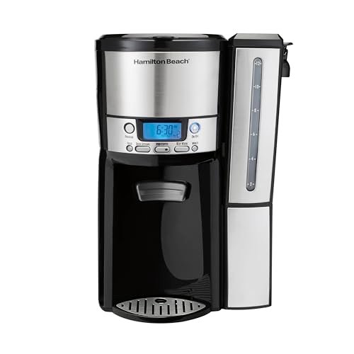 Hamilton Beach One Press Programmable Dispensing 12 Cup...