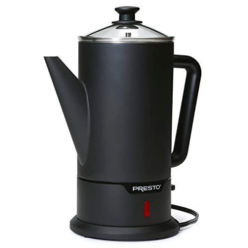 Presto 02815 12-Cup Cordless Coffee Percolator - Stainless...