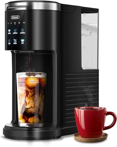 Gevi Single Serve Coffee Maker for K-Cups and Ground.