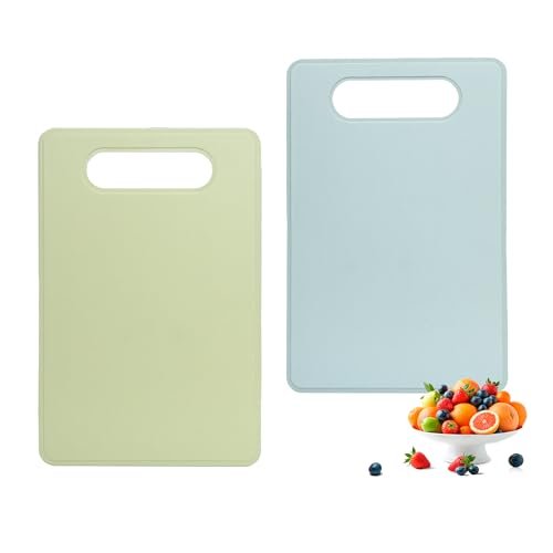 Bifeaw 2 Pcs Silicone Flexible Cutting Boards Mats with...
