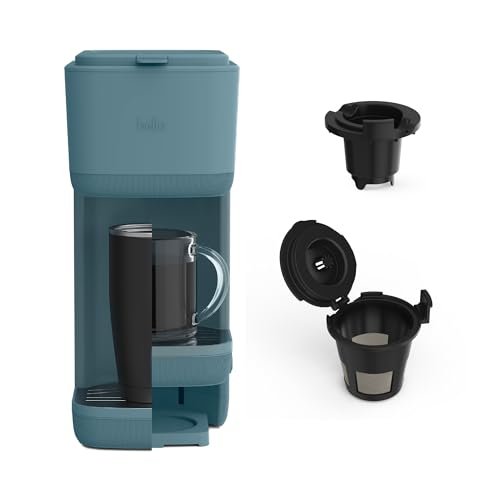 BELLA Single Serve Coffee Maker, K Cup and Ground...