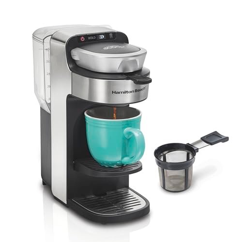 Hamilton Beach The Scoop Single Serve Coffee Maker, Silver