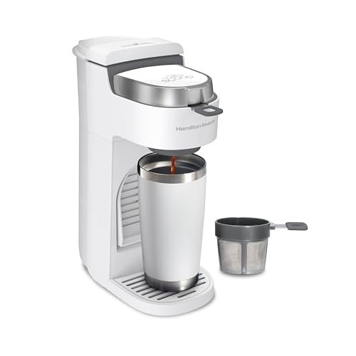 Hamilton Beach 47621 The Scoop Single Serve Coffee Maker,...